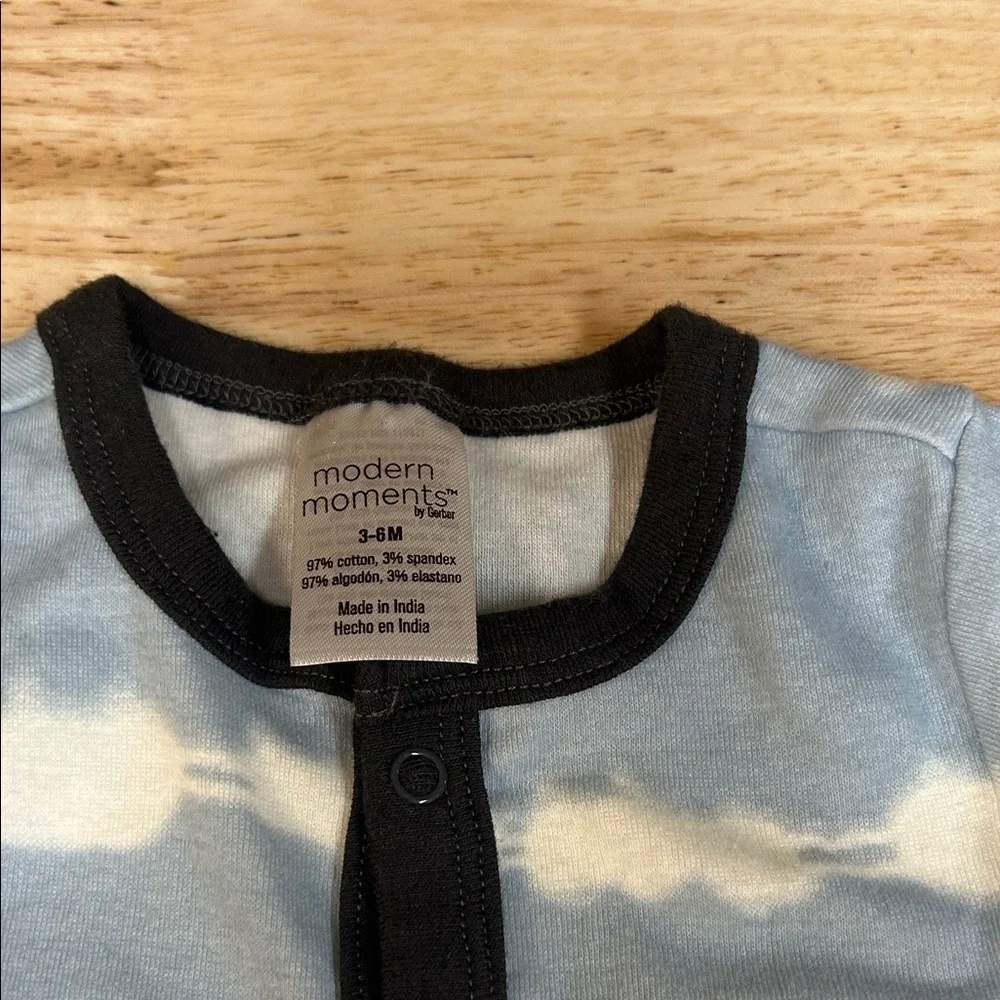 Striped Navy & Light Blue Baby Footies - 2-Pack
